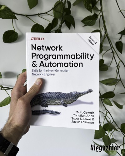 Zdjęcie okładki książki "Network Programmability & Automation" wydawnictwa O'Reilly.