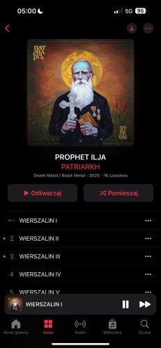 Obraz jest cyfrową okładką albumu zatytułowaną “PATRIARKH” autorstwa Prophet Ilja, przedstawiającą grafikę starszego brodatego mężczyznę trzymającego krzyż i książkę, osadzoną na tle pełni księżyca. Projekt ma mroczny, mistyczny motyw.