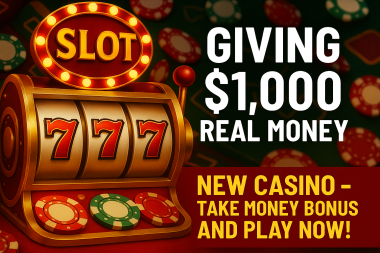 Want to get $1,000 in your real account at a new casino? Just enter the promo code!
