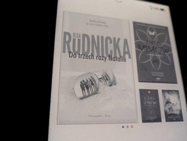 Okładka e-booka "Do trzech razy Natalie" Olgi Rudnickiej. E-book ma 291 stron.