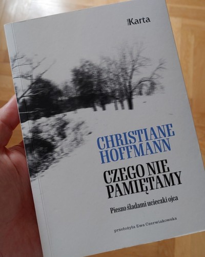 Okładka książki Christine Hoffmann "Czego nie pamiętamy".